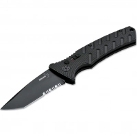 Автоматический складной нож Boker Strike Tanto All Black, сталь AUS-8, рукоять алюминий купить в Чите