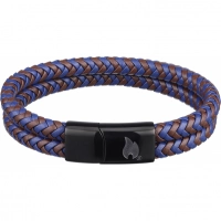 Браслет Zippo Braided Leather Bracelet (22 см) купить в Чите