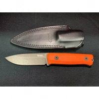 Нож LionSteel Bushcraft-R, сталь Sleipner, рукоять G10, оранжевый купить в Чите