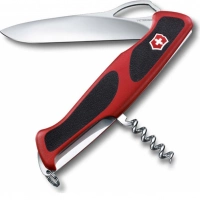 Нож перочинный Victorinox RangerGrip 63, сталь X55CrMo14, рукоять полиамид, красно-чёрный купить в Чите