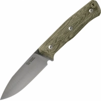 Нож с фиксированным клинком LionSteel B35, сталь Sleipner, рукоять Green canvas micarta купить в Чите