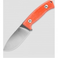 Нож с фиксированным клинком LionSteel M2 MiOR, сталь D2, рукоять Orange micarta купить в Чите