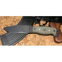 Нож с фиксированным клинком Ontario «NS-4 Black Canvas Micarta Handle» купить в Чите