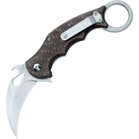 Складной нож Fox IKBS Ball Bearing Karambit, сталь Elmax, рукоять титановый сплав 6Al4V, чёрный купить в Чите