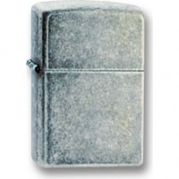 Зажигалка ZIPPO Antique Silver Plate, латунь с покрытием ™Plate, серебристый, матовая, 36х12×56 мм купить в Чите