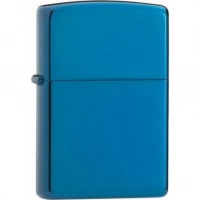 Зажигалка ZIPPO Classic, латунь с покрытием Sapphire™, синий, глянцевая, 36х12×56 мм купить в Чите