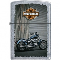 Зажигалка ZIPPO Harley-Davidson® Байк, с покрытием Street Chrome™, латунь/сталь, серебристая, 36x12x56 мм купить в Чите