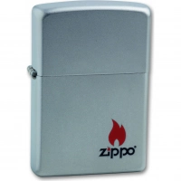 Зажигалка ZIPPO Satin Chrome, латунь с ник.-хром. покрыт., серебр., матовая, 36х56х12 мм купить в Чите